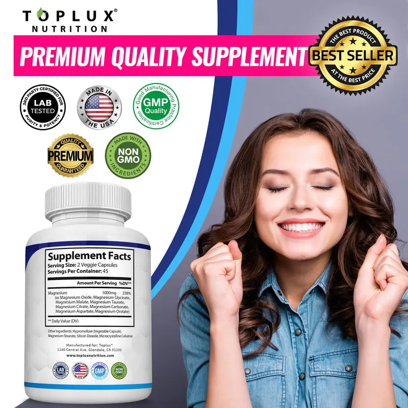 Toplux 8-in-1 Magnesium Complex