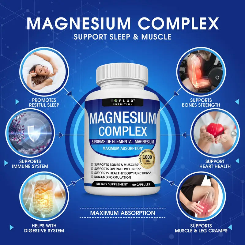 Toplux 8-in-1 Magnesium Complex - Image 2